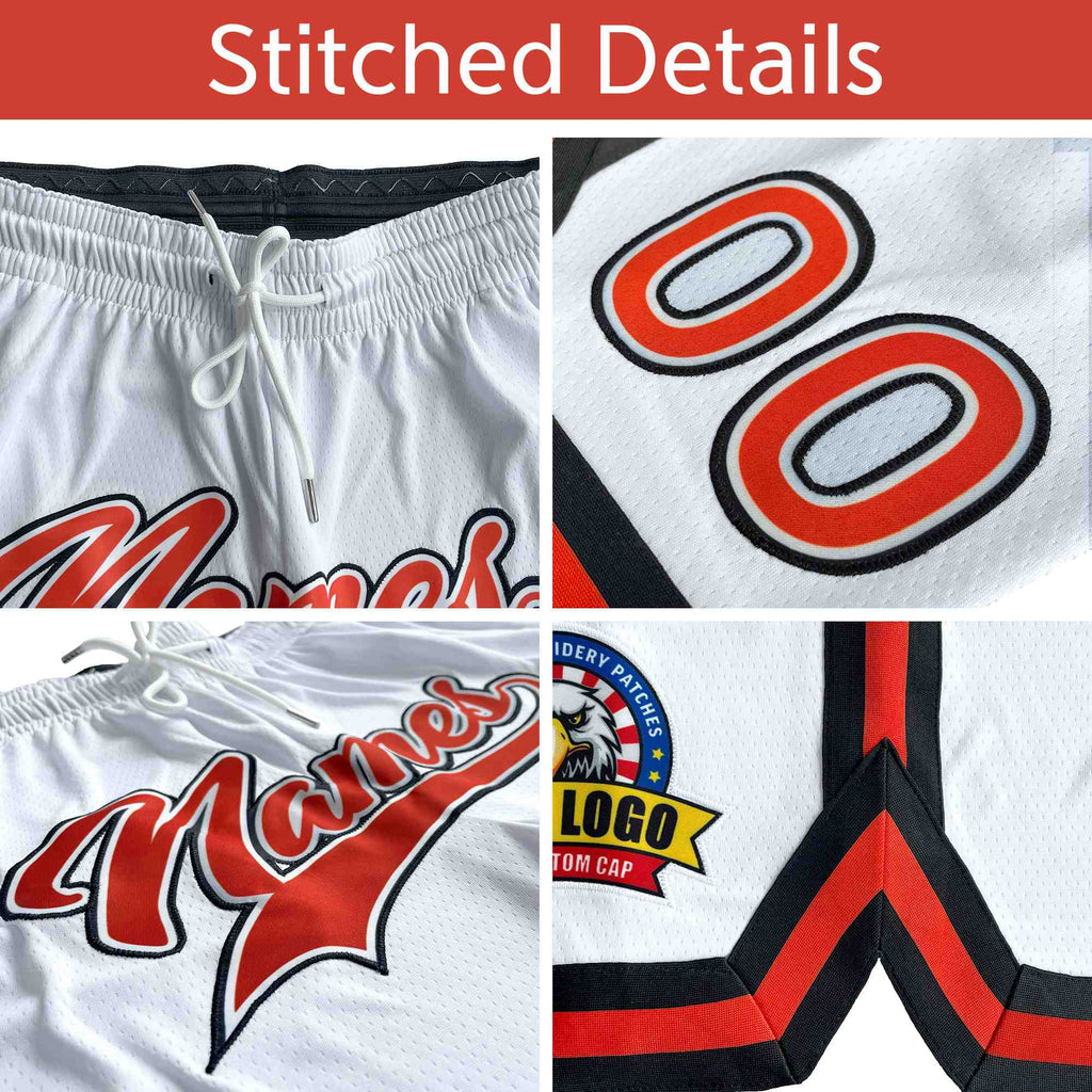 Custom Purple White-Teal Personalized Basketball Shorts
